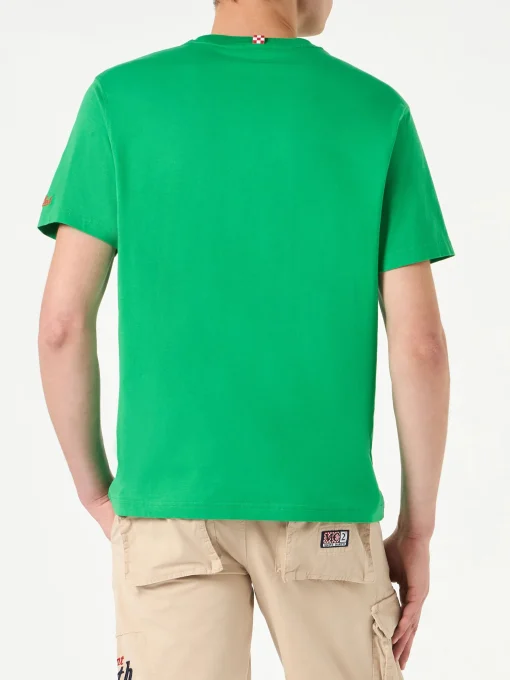 T-shirt da uomo in cotone con ricamo Sbagliato