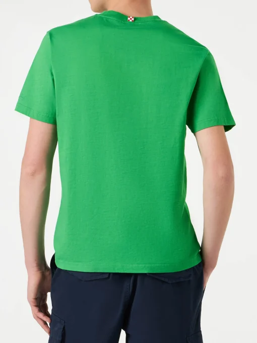 T-shirt da uomo in cotone con stampa Anguria