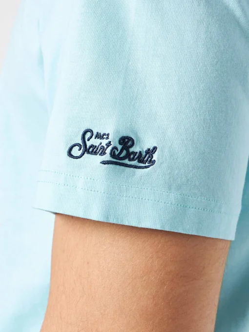 T-shirt da uomo in cotone con stampa statua Big Babol | BIG BABOL® EDIZIONE SPECIALE