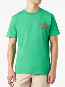 T-shirt da uomo in cotone con stampa Cuba Libre addicted