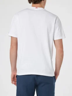 T-shirt da uomo in cotone Austin con ricamo Portofino Gin | PORTOFINO DRY GIN EDIZIONE SPECIALE