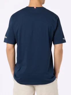 T-shirt da uomo in cotone con stampa piazzata Portofino Bay Martini | PORTOFINO DRY GIN EDIZIONE SPECIALE
