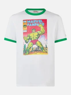 T-shirt da uomo in cotone con stampa Hulk | MARVEL SPECIAL EDITION