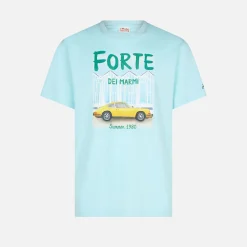 T-shirt da uomo in cotone con stampa auto Forte dei Marmi