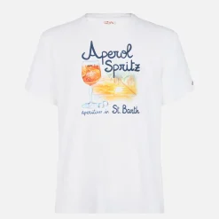 T-shirt da uomo in cotone con stampa Aperol Spritz Venezia | EDIZIONE SPECIALE APEROL