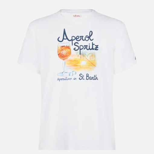 T-shirt da uomo in cotone con stampa Aperol Spritz Venezia | EDIZIONE SPECIALE APEROL