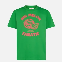 T-shirt da uomo in cotone con stampa Anguria