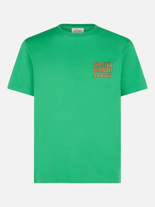 T-shirt da uomo in cotone con stampa Cuba Libre addicted
