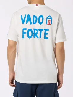 T-shirt da uomo in jersey di cotone vestibilità classica Portofino con stampa Vado a Forte | ALLE BOE SPECIAL EDITION