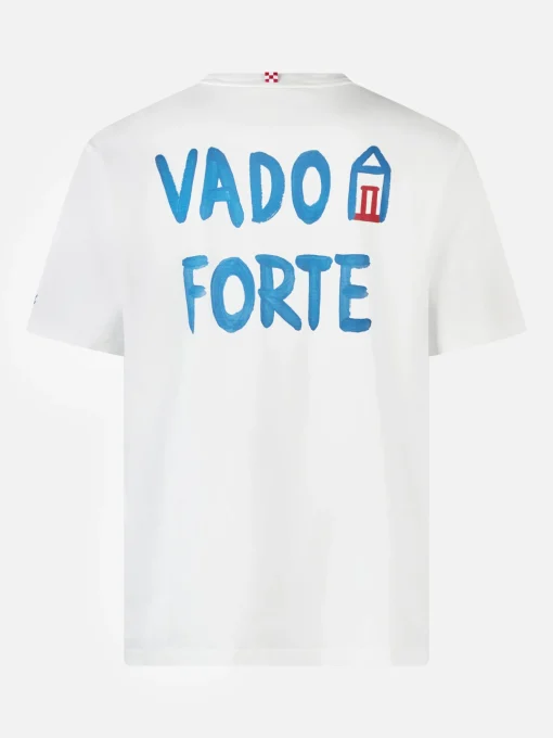 T-shirt da uomo in jersey di cotone vestibilità classica Portofino con stampa Vado a Forte | ALLE BOE SPECIAL EDITION