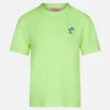 T-shirt gialla da bambino in spugna con taschino