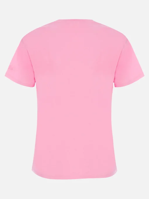 T-shirt girocollo in jersey di cotone da donna Emilie con stampa Barbie St. Barth | BARBIE SPECIAL EDITION