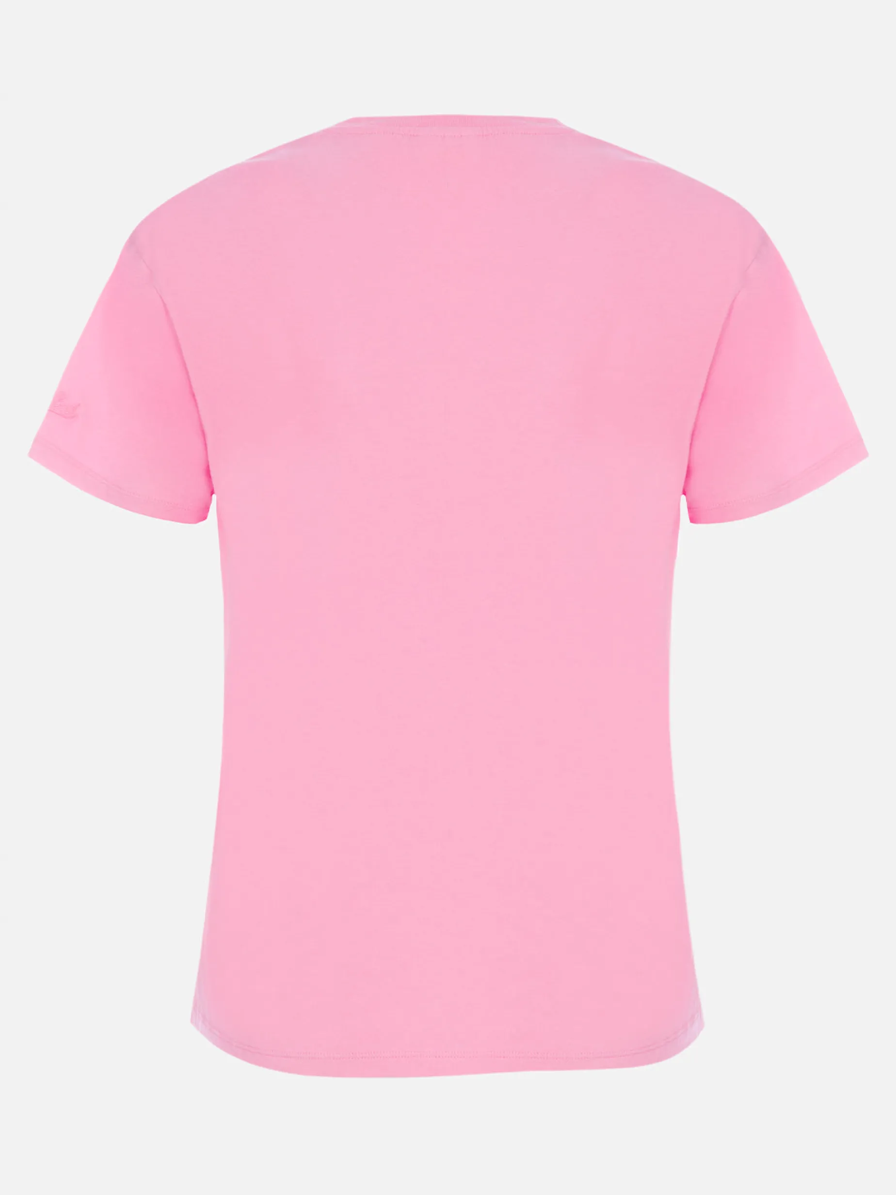 T-shirt girocollo in jersey di cotone da donna Emilie con stampa Barbie St. Barth | BARBIE SPECIAL EDITION