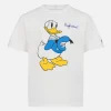 T-shirt in cotone pesante da bambino Cameron con stampa Donald e ricamo Paghetta | EDIZIONE SPECIALE DISNEY
