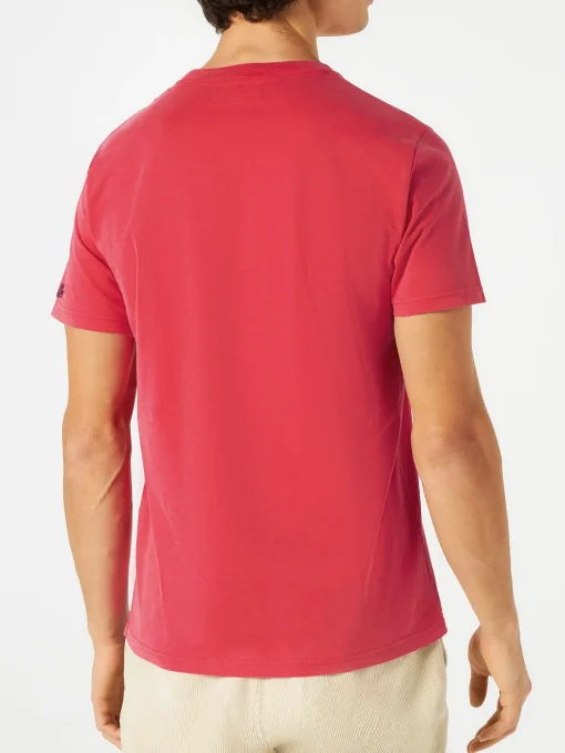 T-shirt rossa con stampa Last Year
