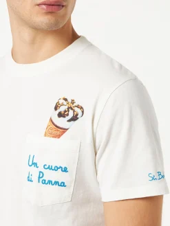 T-shirt stampa Cornetto con taschino ricamato | Edizione Speciale Algida