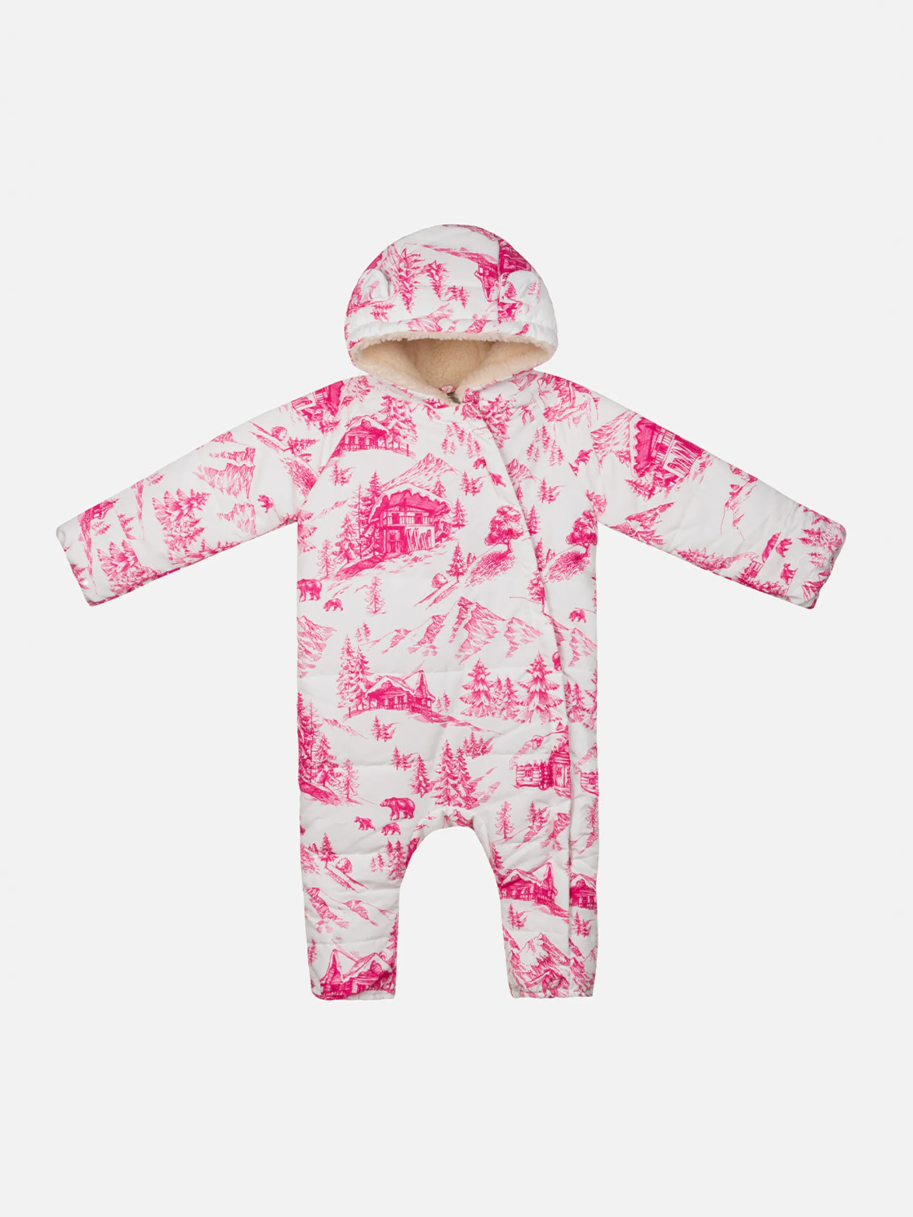 Tuta da sci da bambina Glace con stampa toile de jout