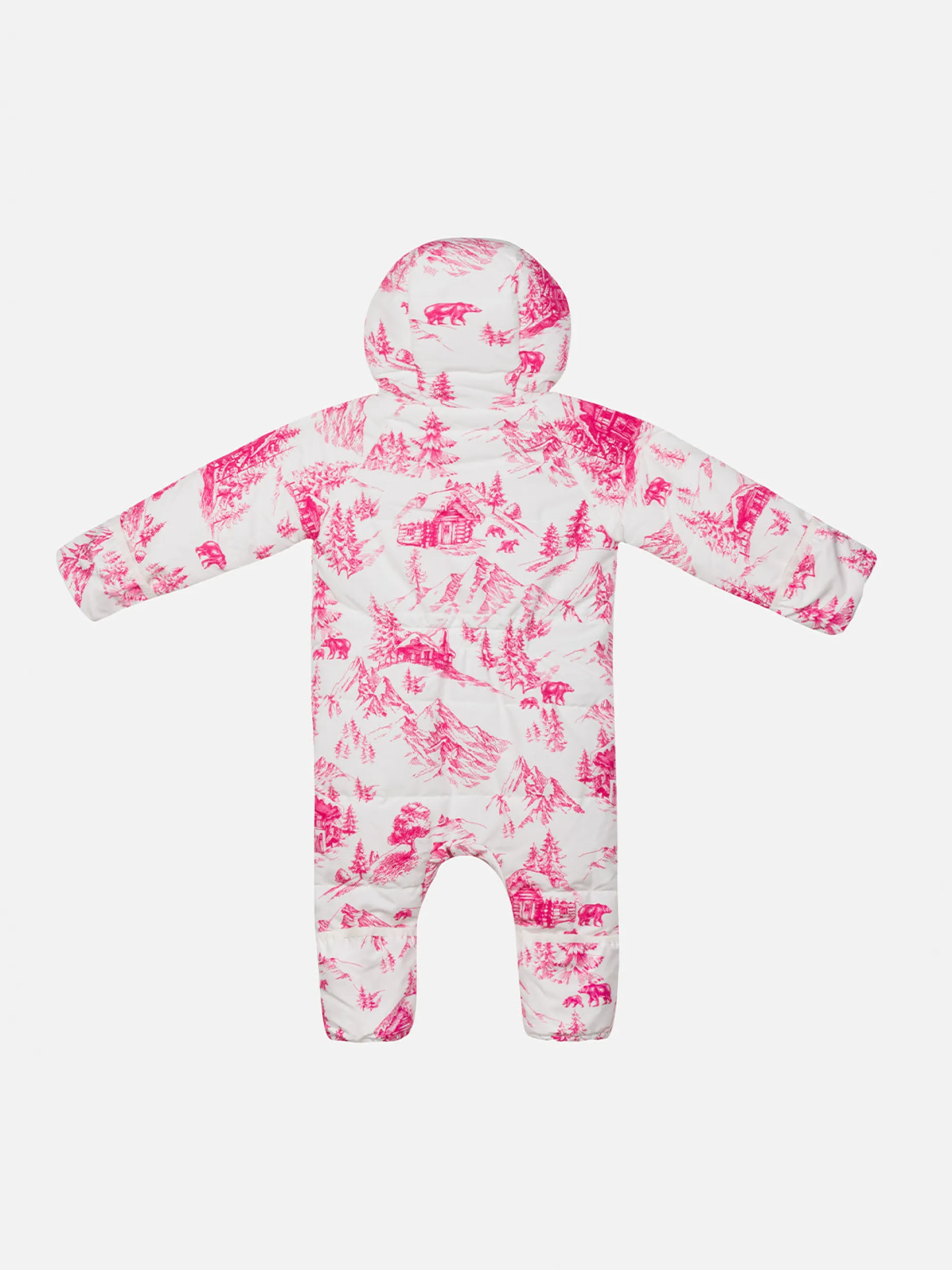 Tuta da sci da bambina Glace con stampa toile de jout