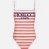Woman one piece swimsuit with Fiorucci print | FIORUCCI SPECIAL EDITION