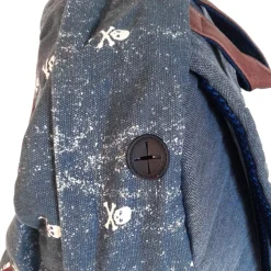 Zaino in tela micro teschio